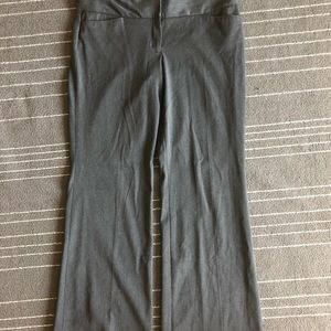 Grey Wide Leg Dress Pants
